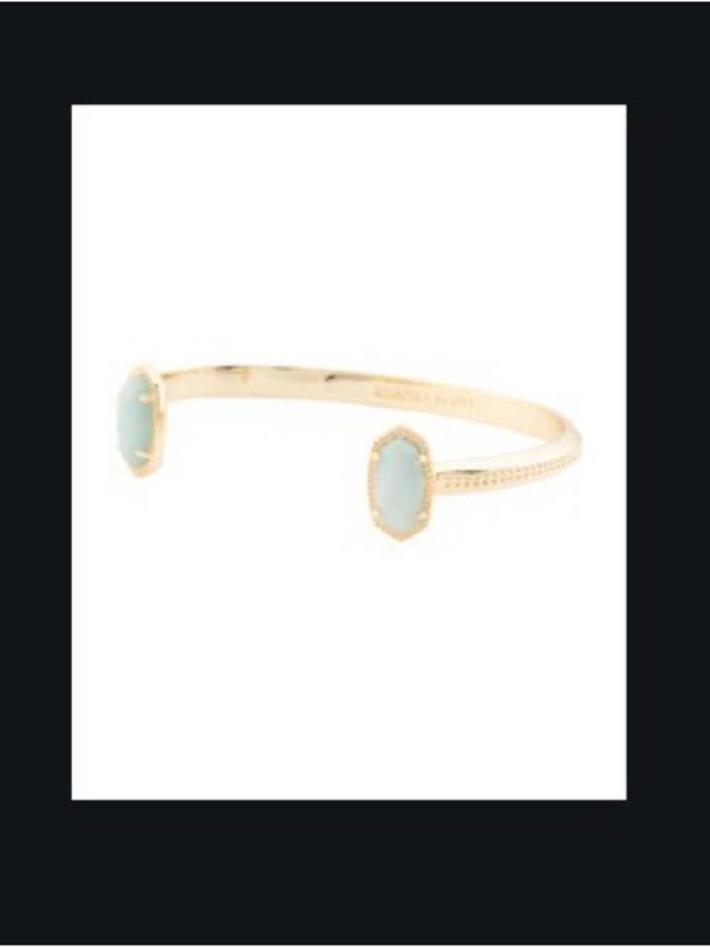 Kendra Scott Gold Amazonite Beaded Bracelet
